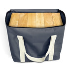 GoSports Giant Wooden Toppling Tower - Stacks Up to 5 ft - Tropical Hardwood