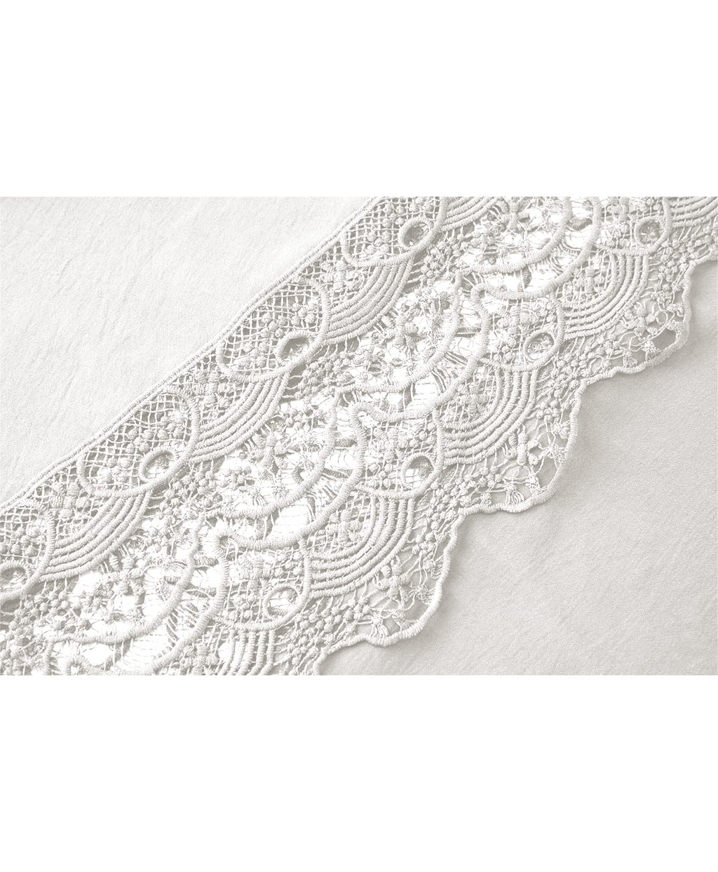 Olaesa Boho Maxi Dress V Neck Short Sleeve Lace Smocked Waist Bohemian Party Dress for Women with Pockets White