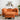 62" Chesterfield Tufted Velvet Sofa Couch with Gourd Wooden Legs, Classic Loveseat Sofa Couch with Nailhead Trim and Flared Arms, Comfy Loveseat Sectional with Chaise for Living Room, Orange