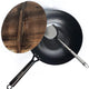 A-12.5 inch Wok with Wooden Lid