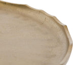 Kate and Laurel Alessia Modern Coffee Table, 25 x 25 x 15, Gold, Metal Coffee Table with Antique Detailing for Storage and Display