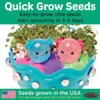Creativity for Kids Mini Garden: Axolotl Terrarium - STEM Science Kit for Kids, Axolotl Arts and Crafts, Gifts Easter Basket Stuffers and DIY Girls Toys (Age 6+)