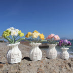 Crochet Flower Pot Forget-me-not Pink Thank You Crochet Gifts for Women Coworker Graduation & Mother's Day Gift Pink Crochet Potted Flower for Women Teacher| Handmade Knitted Potted Plant