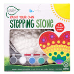 Creative Roots Paint Your Own #1 Dad Stepping Stone, Paintable Ceramic 7 in. Stone, Includes 6 Acrylic Paints & Paintbrush, Great Arts and Crafts for Kids Ages 8-12, Father's Day Gift