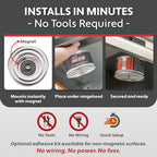 Rangehood® Fire Suppressor – Automatic StoveTop Fire Suppressor for Residential Kitchen Safety – Easy to Install, Direct Flame-Activated, Non-Toxic Fire Suppression System (1 Pair)