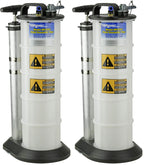 Mityvac 7201 2.3 Gallon Fluid Evacuator Extractor and Dispensing Pump, Push Button, Manual Operation, Chemical-Resistant Polyethylene, Automatic Overflow Prevention, Quick-Drain Spout, Large Base