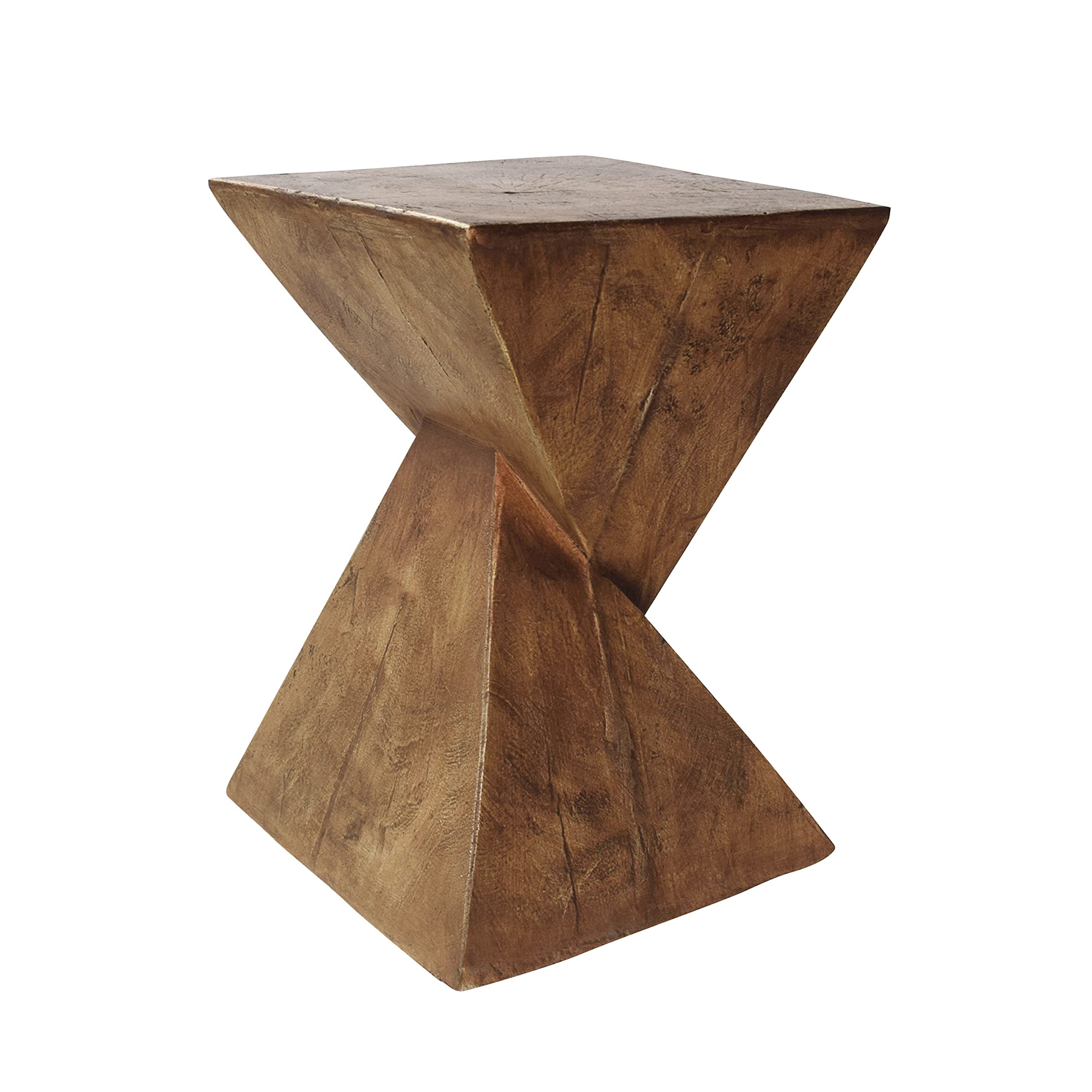 Christopher Knight Home Lux Outdoor Weight Concrete Side Table, Light Gray