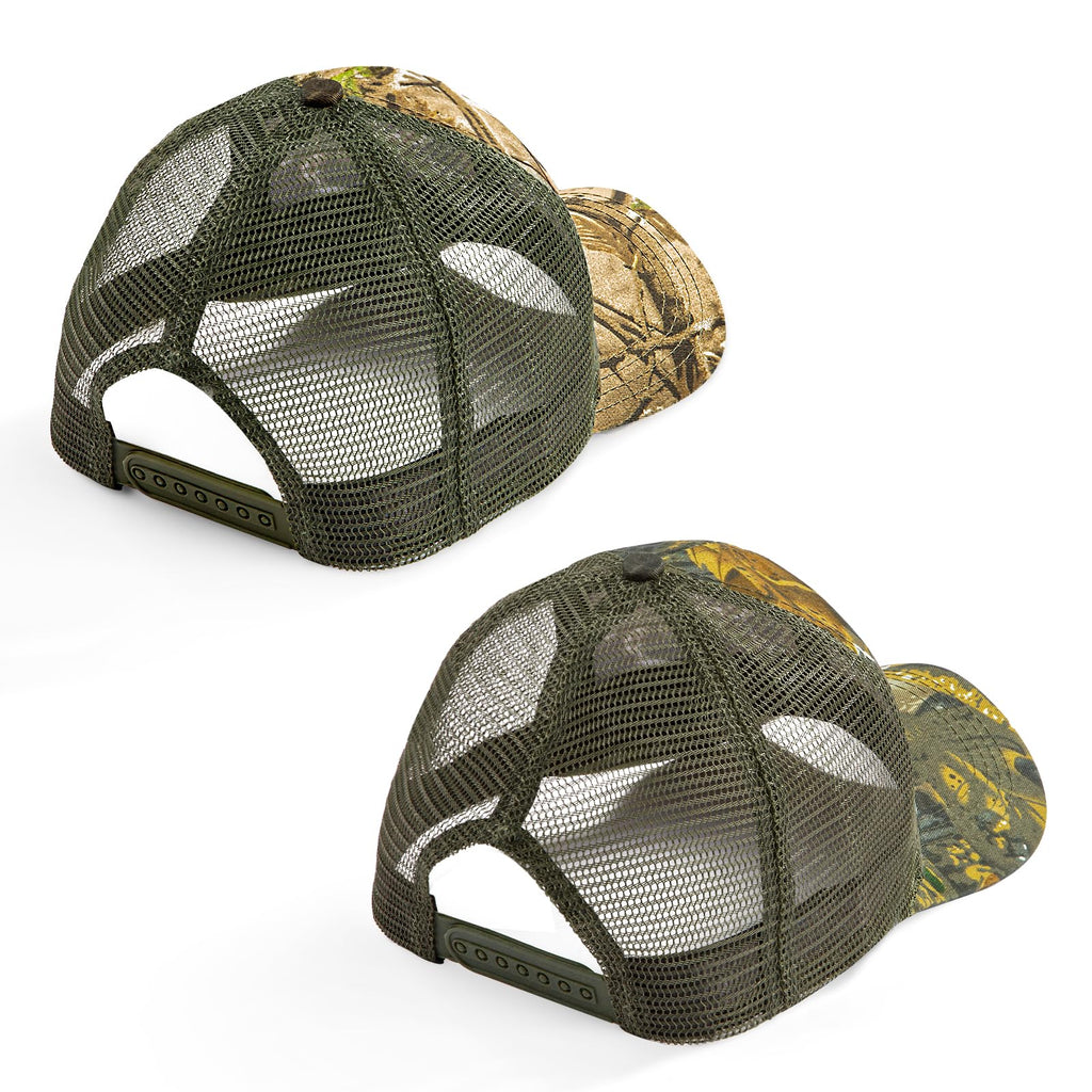 Seaponer Herre Camouflage Jagt Hat, Åndbar Mesh, 2 stk