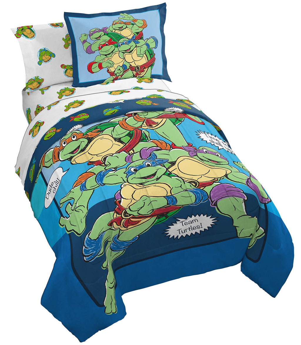 Jay Franco Marvel Spidey and His Amazing Friends Team Spidey 5 Piece Twin Size Bed Set - Includes Comforter & Sheet Set Bedding - Super Soft Fade Resistant Microfiber (Official Marvel Product)