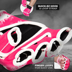 WYOX MMA Gloves for Men & Women – Grappling & Sparring Boxing Gloves with Open Palm Design, Padded Fingerless Training Gloves for Kickboxing, Muay Thai, Youth & Heavy Bag Workouts