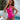 BMJL Women's Tummy Control Swimsuit Mesh Sexy One Piece Bathing Suits Slimming Push-up Swimwear(Hot Pink，XL