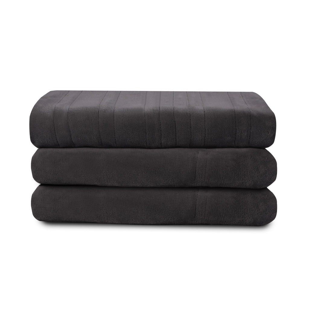 Coperta Elettrica Riscaldata 72"x84" Taglia Completa, Morbido Pile di Corallo con 4 Livelli di Riscaldamento e Spegnimento Automatico dopo 10 Ore, Lavabile in Lavatrice, Tessuto Morbido e Accogliente per la Casa, Grigio Scuro