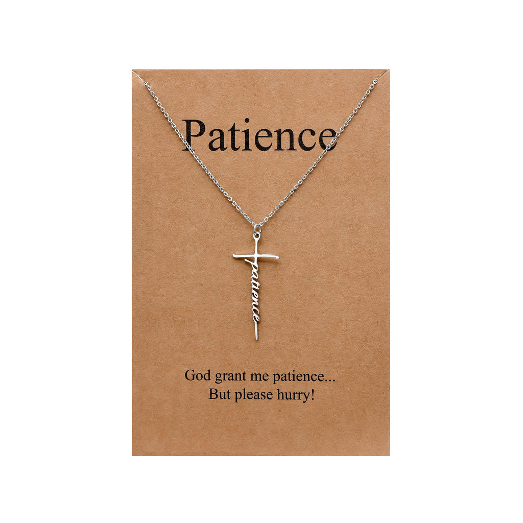Lcherry Faith Cross Pendant Necklace for Women Religious Christian Jewelry Mother's Day Gifts for Women