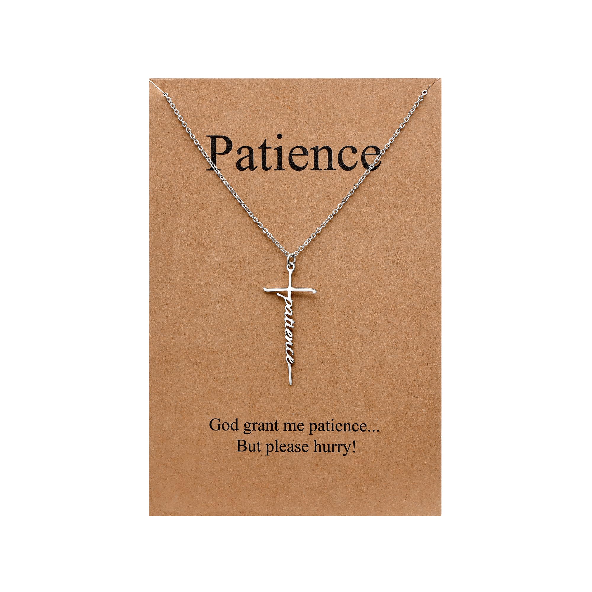 Lcherry Faith Cross Pendant Necklace for Women Religious Christian Jewelry Mother's Day Gifts for Women