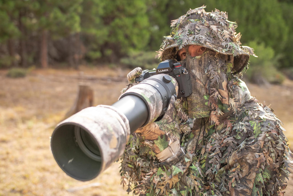 Mossy Oak NWTF Obsession Camo Face Mask Leafy Bucket Hat for Turkey Hunting Leafy Suits Camo Gear (Adjustable OSFM)