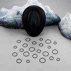 LOYALLOOK 18/24Pcs Hypoallergenic Nose Rings Hoops 316L Surgical Stainless Steel Lightweight Small Piercing Jewelry for Women Men Cartilage Tragus Helix