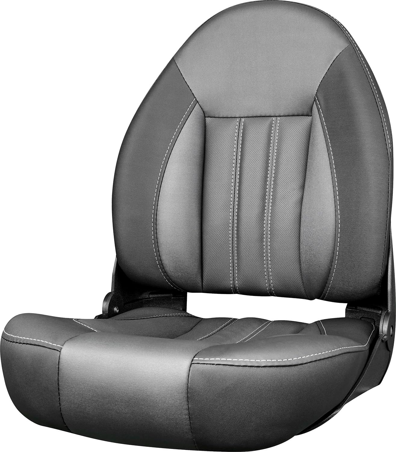 Tempress ProBax Orthopedic Folding High Back Boat Seat (Black/Charcoal/Carbon)