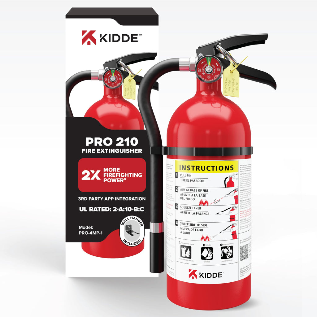 Kidde Commercial-Grade Fire Extinguisher for Office, Schools, Rechargeable, 2A10BC, 2 Pack
