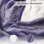 Coperta Elettrica Riscaldata Plaid con 5 Livelli di Riscaldamento e Spegnimento Automatico dopo 4 Ore, Plaid Riscaldato 50"x60" con Certificazione ETL e FCC per Casa e Ufficio, Lavabile in Lavatrice, Grigio Scuro