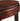 Leick Home 10109-CH Oval Small Coffee Table with Shelf, Chocolate Cherry
