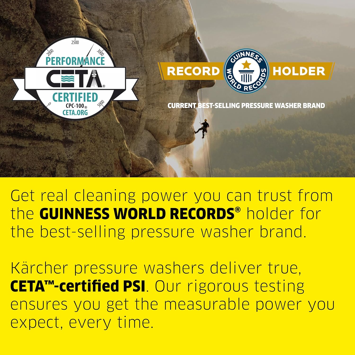 Kärcher Pressure Washer K1700, CETA Certified, 3 Spray Nozzles, Detergent Tank, for Cars, Driveways, Siding, Patios, 1.2 max. GPM