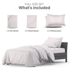 Kids Princess Full 4 Piece Sheet Set - Boys, Girls, Teens, Toddler - Easy Fit Deep Pockets - Breathable, Hotel Quality Bedding Sheets - Machine Washable - Wrinkle Free - Cute, Cozy, Soft - CGK Linens