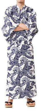 Dita Tokyoin Traditional Made In Japan Cotton Yukata Robe (Japanese Pajama Kimono) Easy Wearing set2