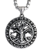 HAQUIL Viking Celtic Wiccan Tree of Life Pendant Necklace, Tree of Life Jewelry Gifts for Men and Women