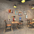 3yecao 48"×354" Extra Wide Big Roll Thick Light Brown Grey Concrete Wallpaper Peel and Stick 3D Industrial Gray Concrete Contact Paper DIY Matte Textured Cement Stickers for Bedroom Bathroom Gym Walls