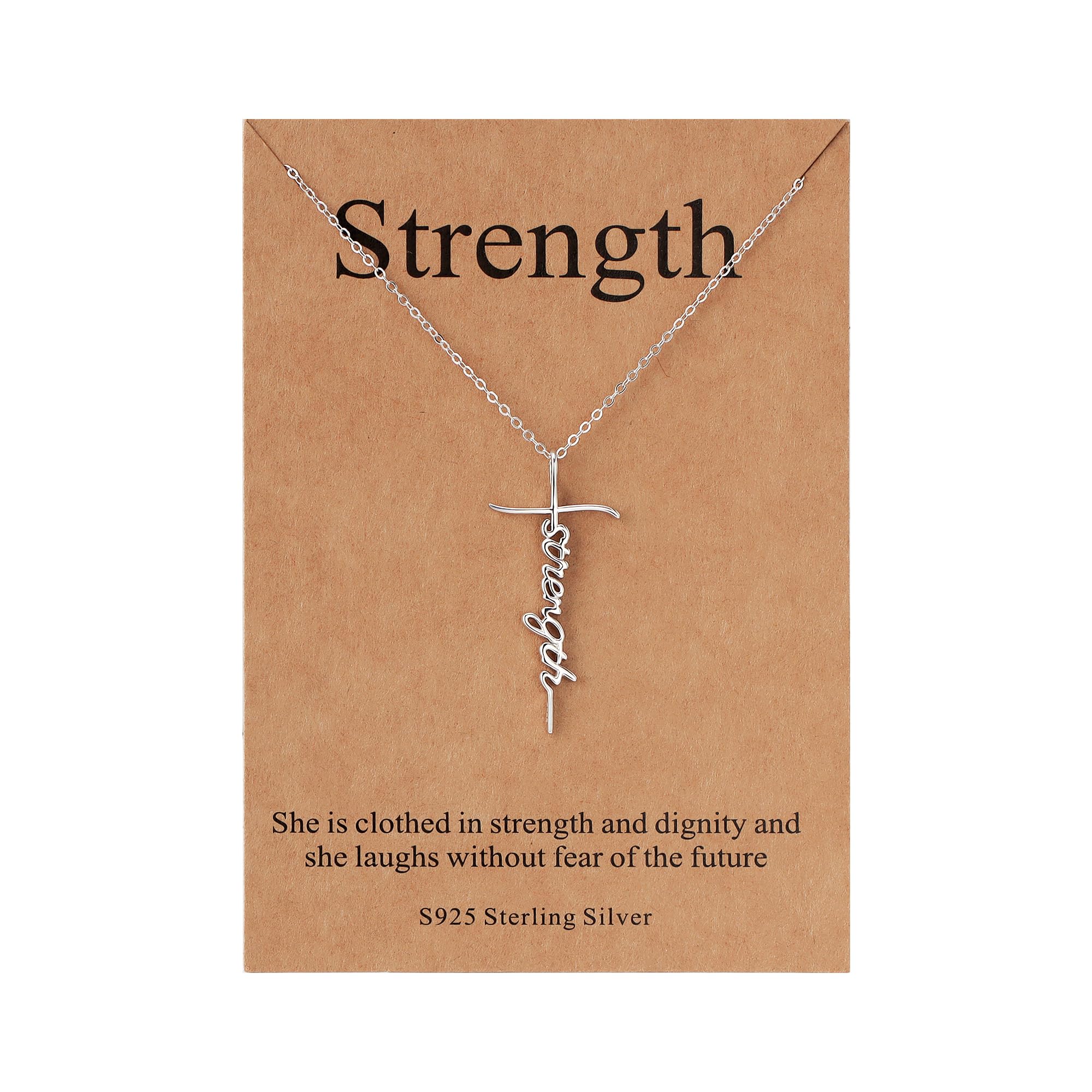 Lcherry Faith Cross Pendant Necklace for Women Religious Christian Jewelry Mother's Day Gifts for Women