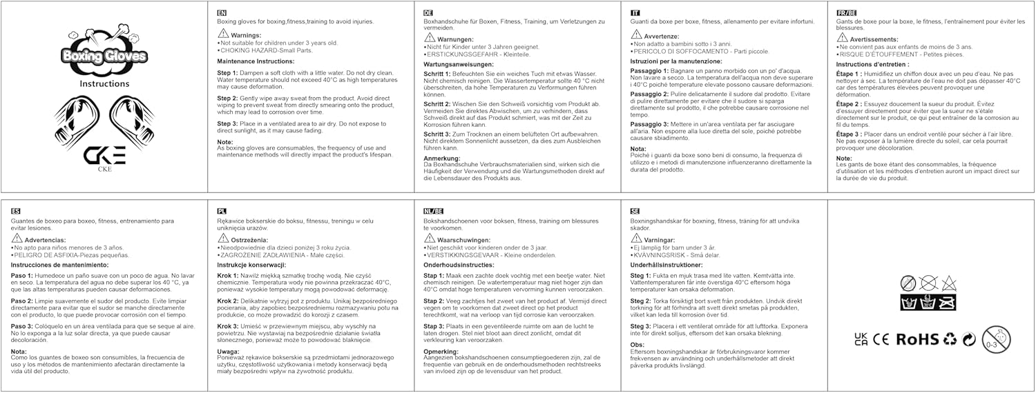 CKE Kids Boxing Gloves for Kids Boys Girls Junior Youth Toddlers Age 5-12 Years Training Boxing Gloves for Punching Bag Kickboxing Muay Thai