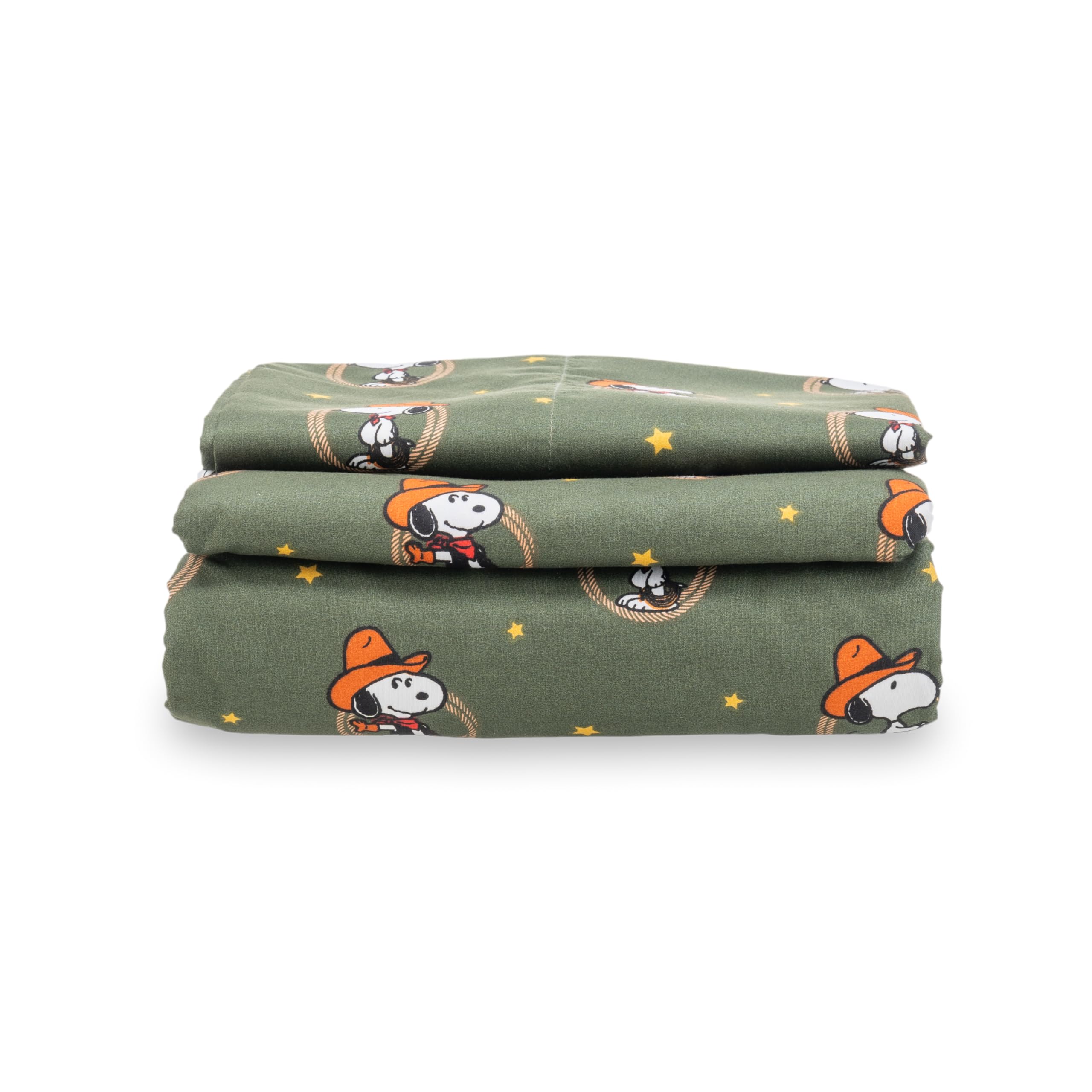 Zestaw pościeli Berkshire Blanket Peanuts® dla dzieci, rozmiar pełny - 4 części, Peanuts® mini pozy i łapy szare, urocze postacie Snoopy nadrukowane na miękkich mikrofibrowych prześcieradłach