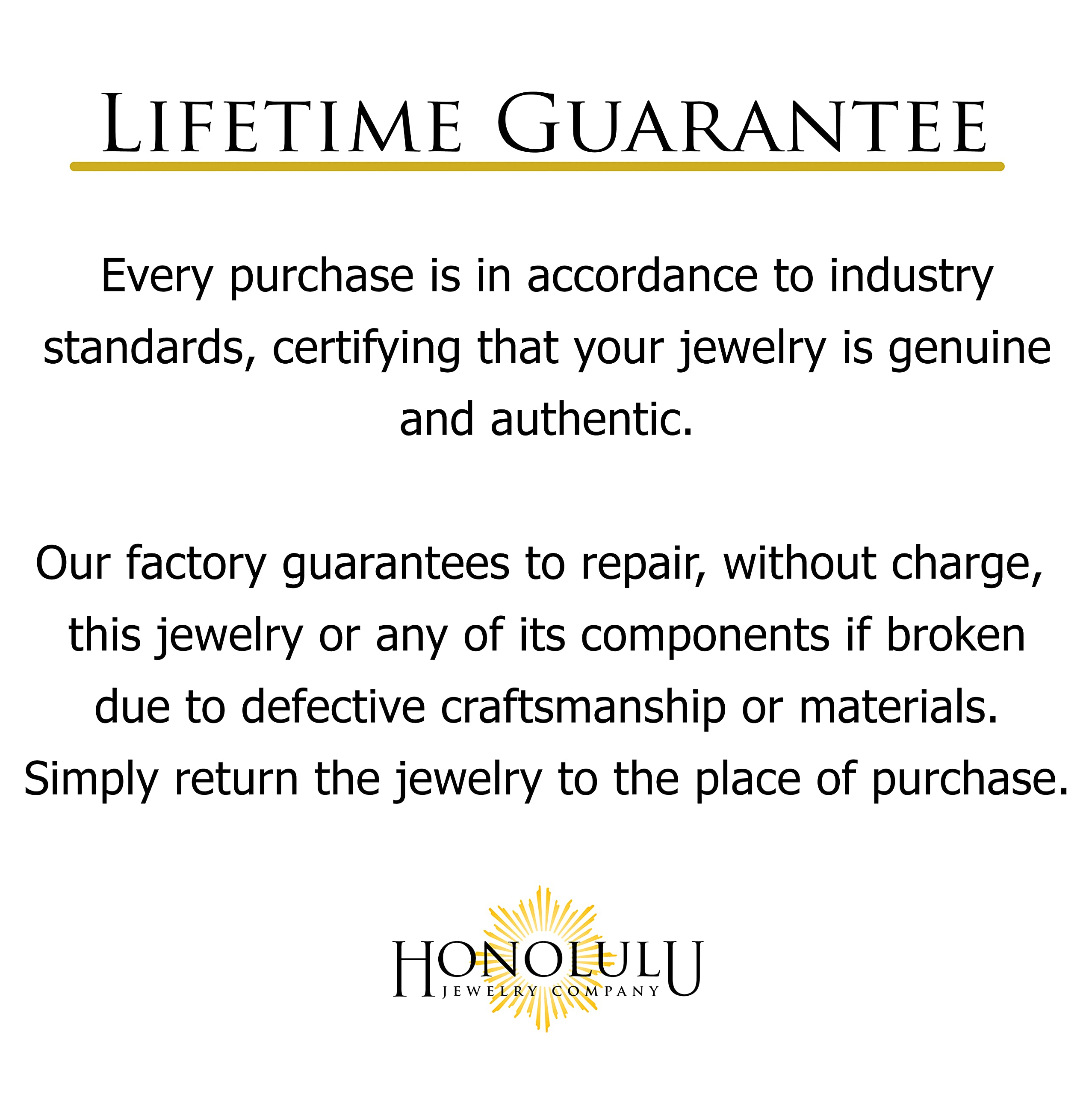 Colar de Corrente Caixa 0,7mm com Fecho Lagosta da Honolulu Jewelry Company em Ouro Amarelo Maciço Real 14K (20 Polegadas)