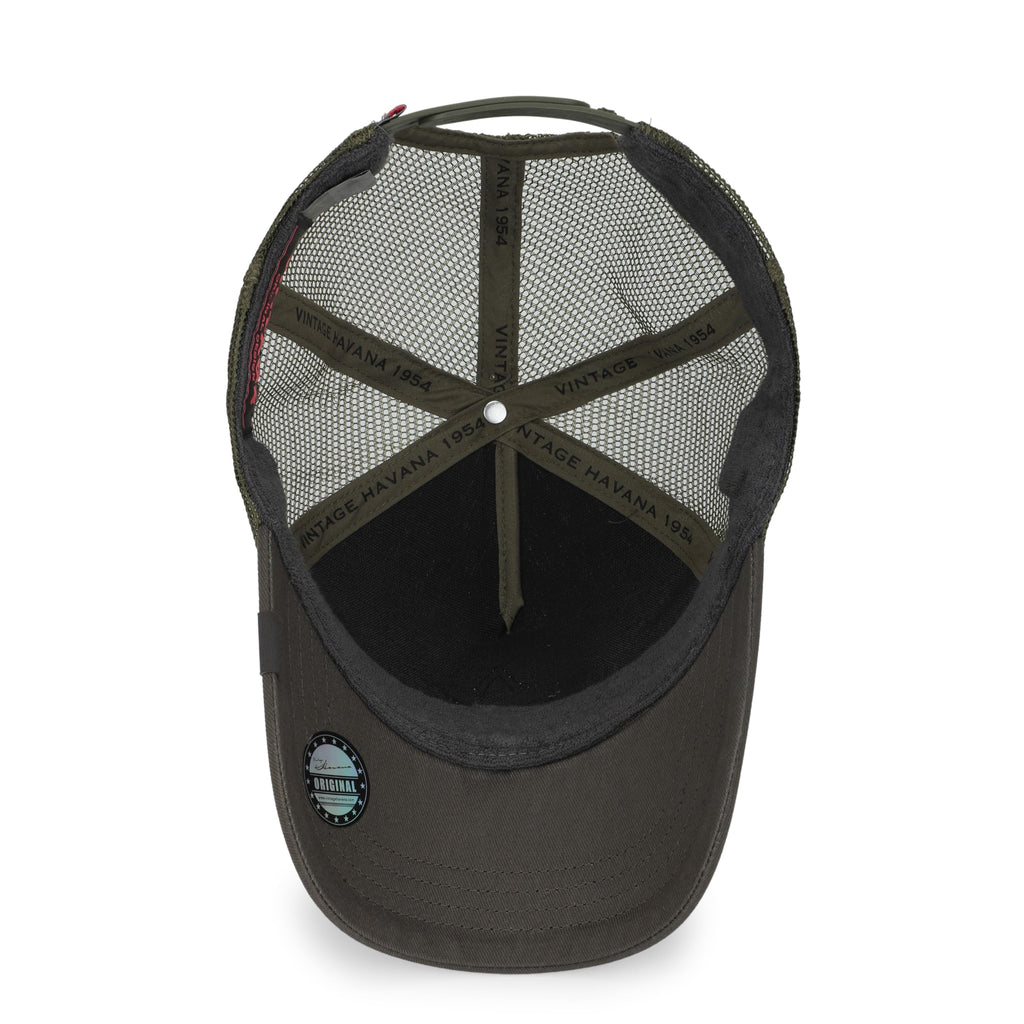 Vintage Havana Camo Trucker Hats Women Neon Pink Star & Gold Glitter Star Underlay | Mesh Adjustable Snapback Hat | Men Women Baseball Cap