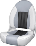Tempress ProBax Orthopedic Folding High Back Boat Seat (Black/Charcoal/Carbon)