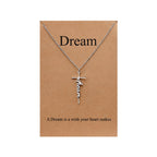 Lcherry Faith Cross Pendant Necklace for Women Religious Christian Jewelry Mother's Day Gifts for Women