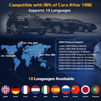 ZMOON ZM201 Professional OBD2 Scanner Diagnostic Tool, Enhanced Check Engine Code Reader with Reset OBDII/EOBD Car Diagnostic Scan Tools for All Vehicles After 1996, 2025 Upgraded