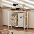 Entryway Table 31.5" Width, 2-Tier Console Table with Adjustable Shelves, Industrial Sofa Table with Storage, Foyer Tables for Entryway, Hallway, Kitchen, Living Room and Bedroom, Light Coffee