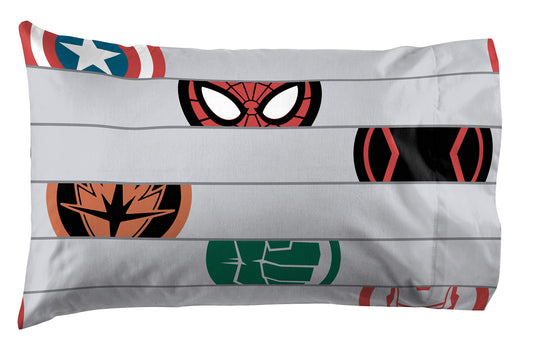 Jay Franco Marvel Spidey and His Amazing Friends Team Spidey Twin Size Sheet Set - 3 Piece Set Super Soft and Cozy Kid’s Bedding - Fade Resistant Microfiber Sheets (Official Marvel Product)