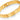 Urban Jewelry Men’s Link Bracelet – Track Chain Design in a Radiant Gold Finish – Made of Stainless Steel