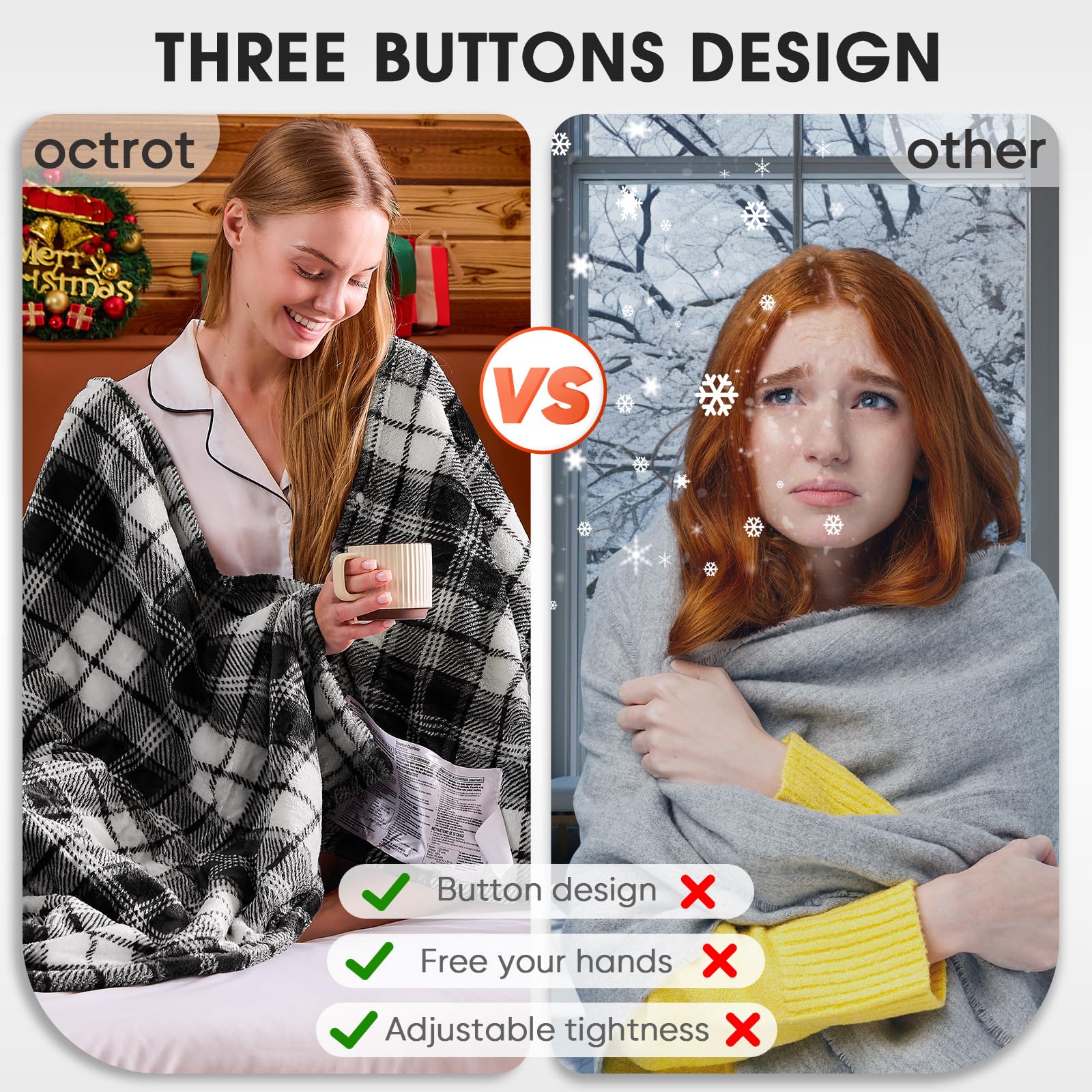 Elektrisch verwarmd deken, 50X60, verwarmingsdeken met 10 verwarmingsniveaus/8 uur automatische uitschakeling, marineblauw geruit Sherpa-dekenverwarmer voor volwassenen, wasbaar deken cadeau voor bank bed kantoor, ETL