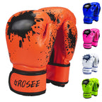 Kids Boxing Glove 6oz 8oz, Youth, Boys and Girls Training Sparring Gloves for Punching Bag, Kickboxing, Muay Thai, MMA, Gift for Age 6-15 Years