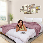 Coperta Elettrica Riscaldata 72"x84" Taglia Completa, Morbido Pile di Corallo con 4 Livelli di Riscaldamento e Spegnimento Automatico dopo 10 Ore, Lavabile in Lavatrice, Tessuto Morbido e Accogliente per la Casa, Grigio Scuro