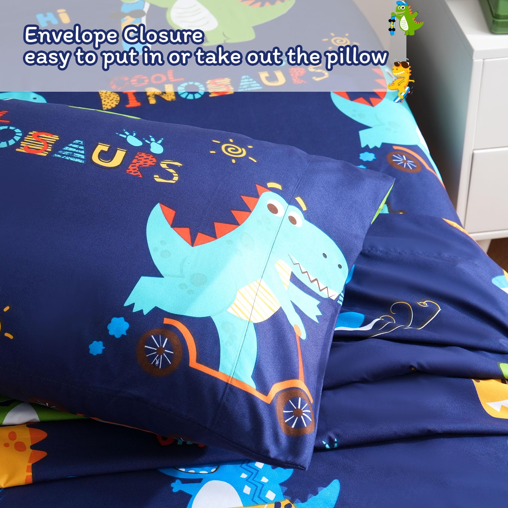 ست ملحفه کودکان یونیکورن صورتی JSD، سایز تویین، ۳ تکه، ملحفه‌های رختخواب میکروفایبر چاپ شده با طرح رنگین کمان برای دختران، جیب عمیق