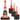 Xpose Safety 28 Inch Orange Slim Line Traffic Cones with 6" & 4" Collars, 24 Pack Multipurpose PVC Plastic Safety Cone for Parking, Soccer, Caution, Kids & Construction - DOT Approved