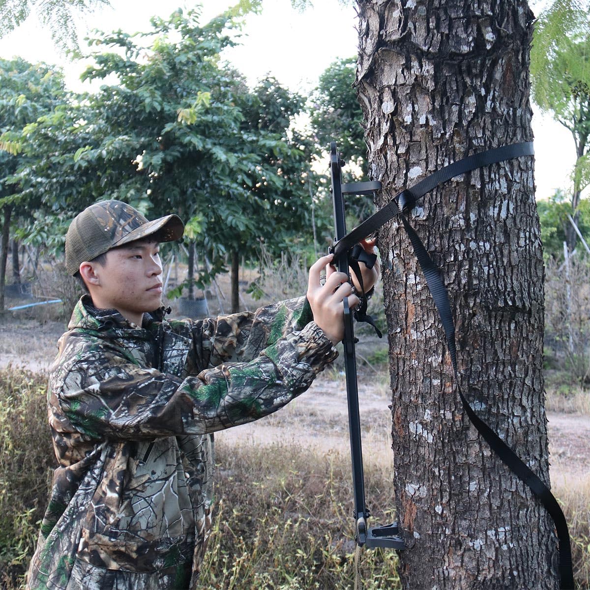Seaponer Herre Camouflage Jagt Hat, Åndbar Mesh, 2 stk