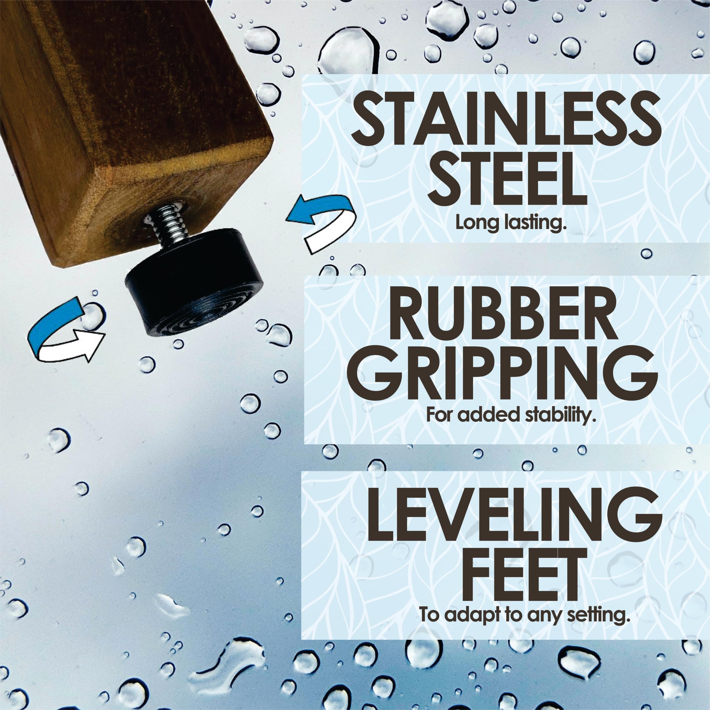 AquaTeak The Original 18" Asia Teak Shower Bench