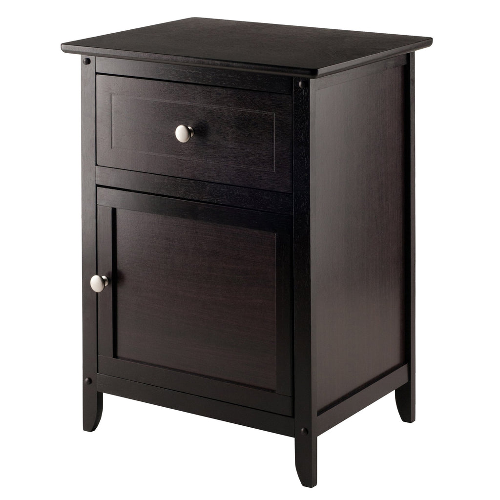 Winsome Eugene Accent Table, 18.90"W x 14.96"D x 25"H, White