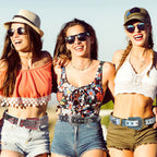 LALATCH Rhinestone Belt for Men Women, Cowboy Cowgirl Bling Western Diamond Leather for Jeans Pants, Silvery Rhinestone/Black