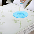 Premium 100% Waterproof King Mattress Protector, Breathable Mattress Cover King Size Bed, 3D Air Fabric Cooling Bed Pad Cover, Deep Pocket 8"-21"